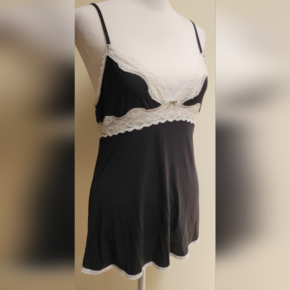 Vintage Victoria's Secret Y2K Sexy Lace Trim Cami Tank Size L